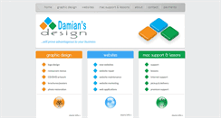 Desktop Screenshot of damiansdesign.com